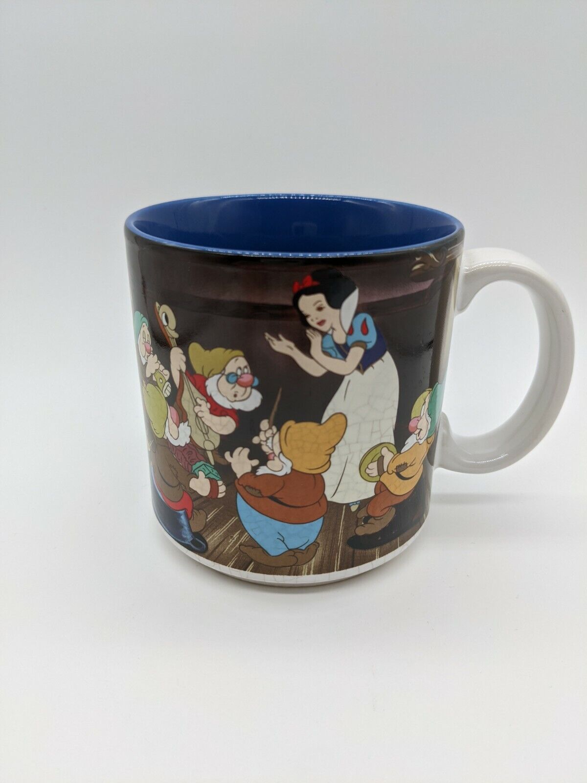 Vintage Disney Snow White And The Seven Dwarfs Coffee Mug Tea Cup japan