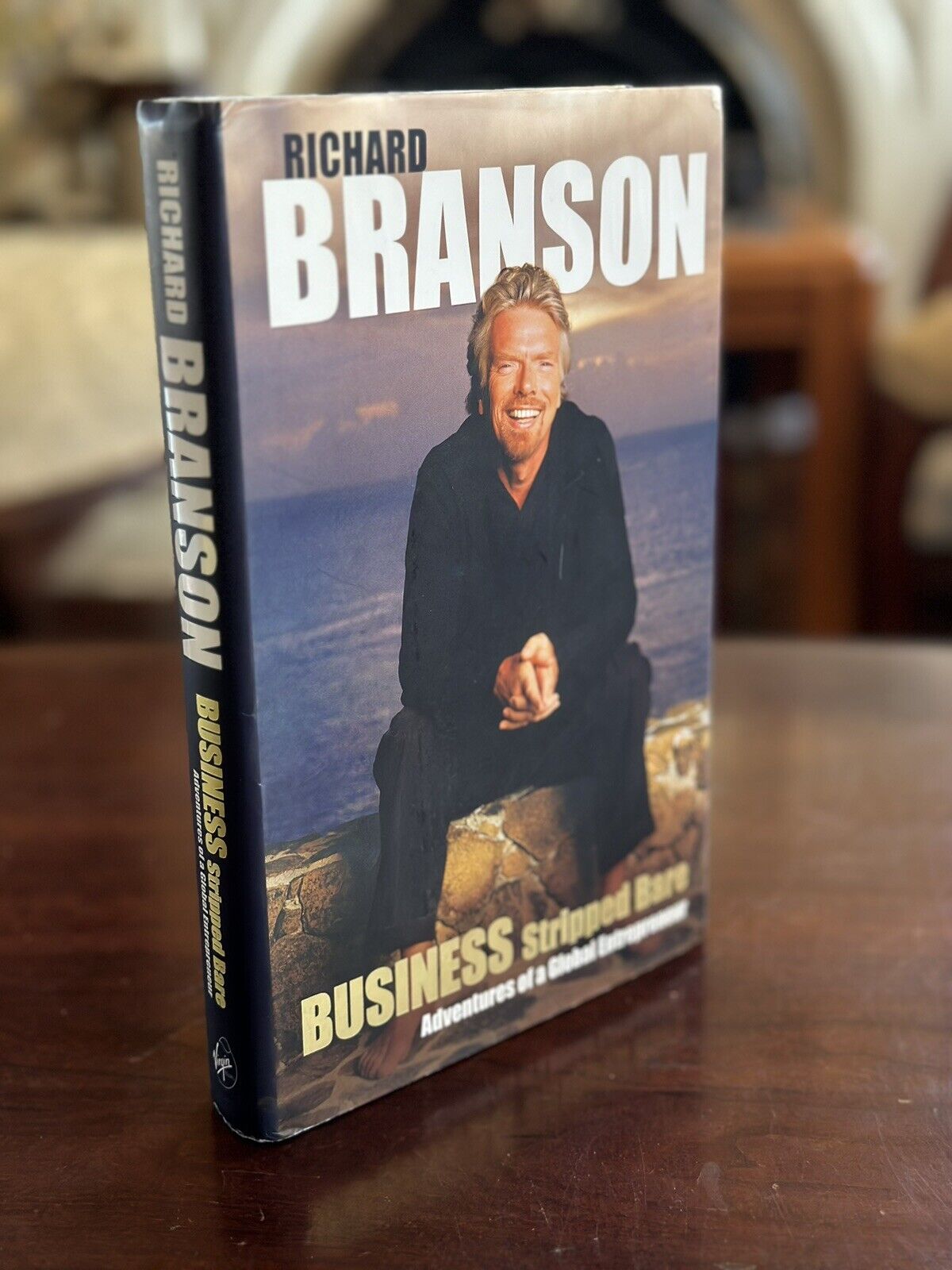 VIRGIN GALACTIC RICHARD BRANSON SIGNED BOOK BUSINESS STRIPPED BARE
