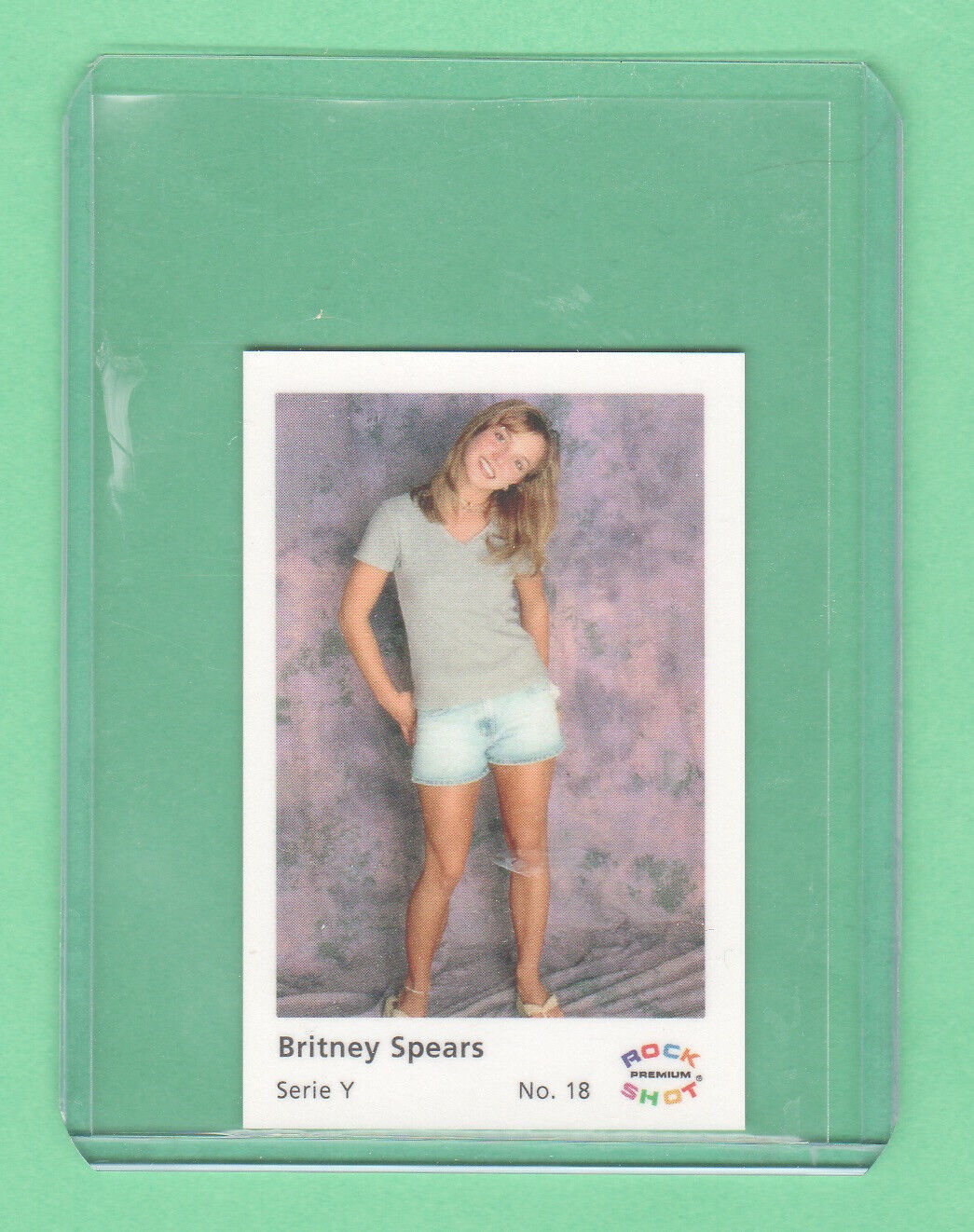 Brittney Spears Rookie Card Dutch Gum Style Music Card  Rare Mint Pack Fresh