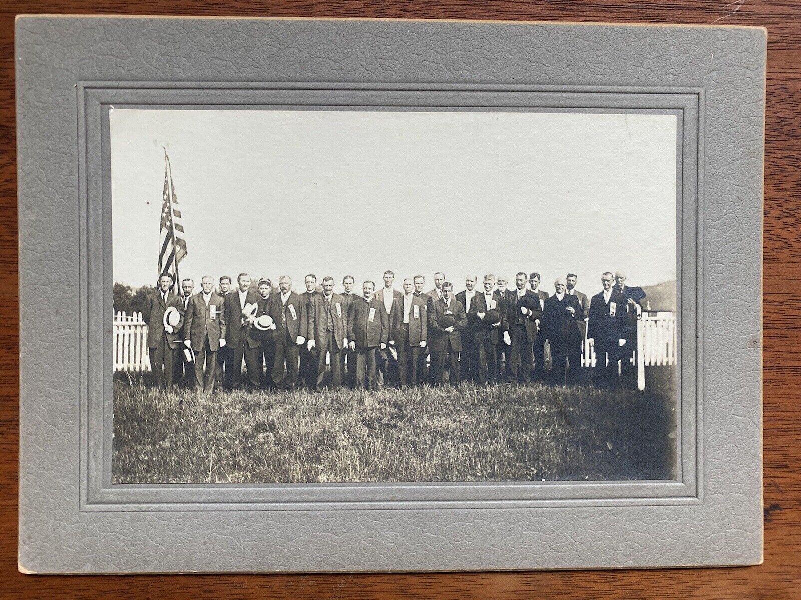 New Hampshire Knights of Pythias Identified Group of Men Antique Vintage Photo