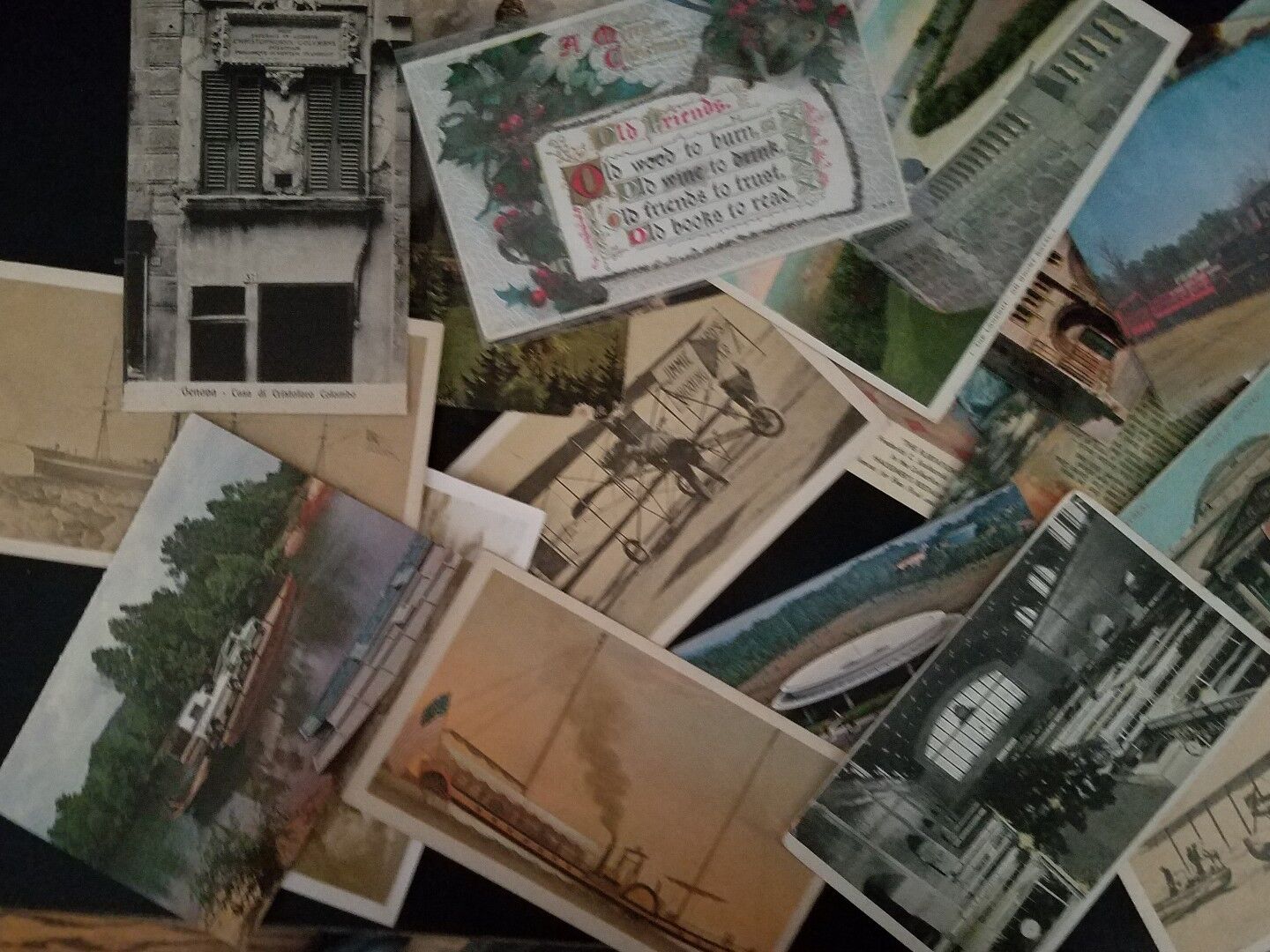 Postcards, Random Vintage Postcard Lot of 10, Post Cards, 1905-1970\'s