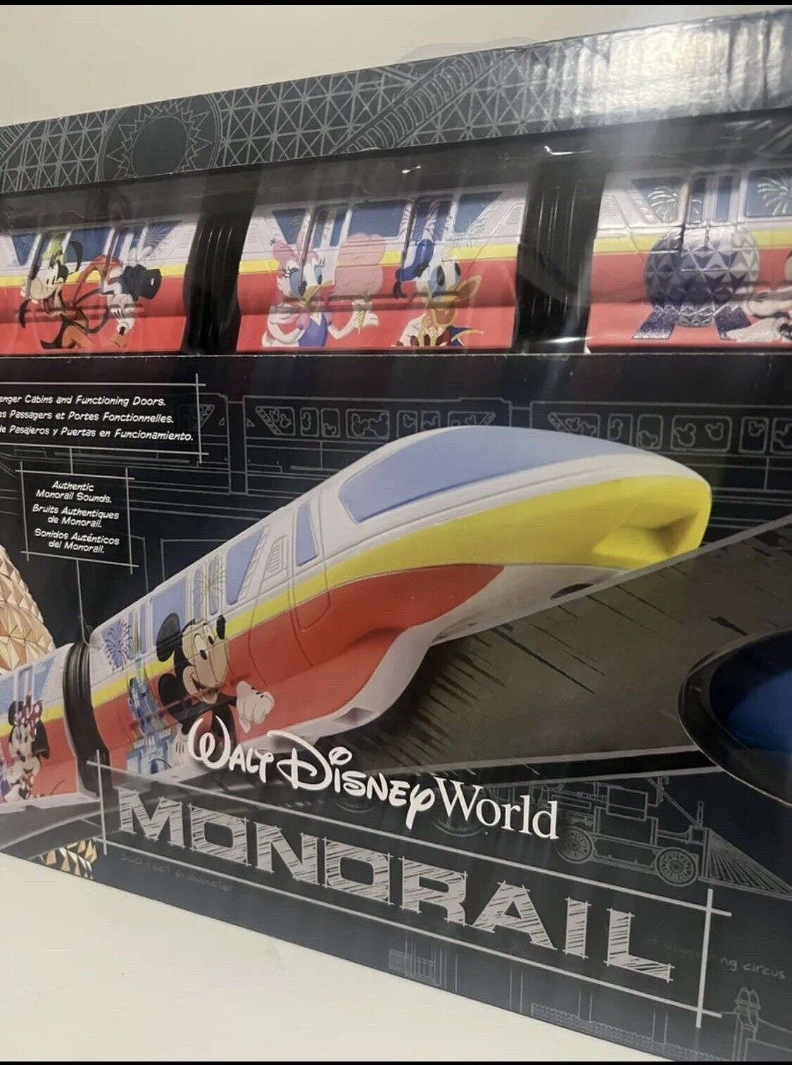 2023 Disney Parks Walt Disney World Mickey Minnie Goofy Monorail Playset New