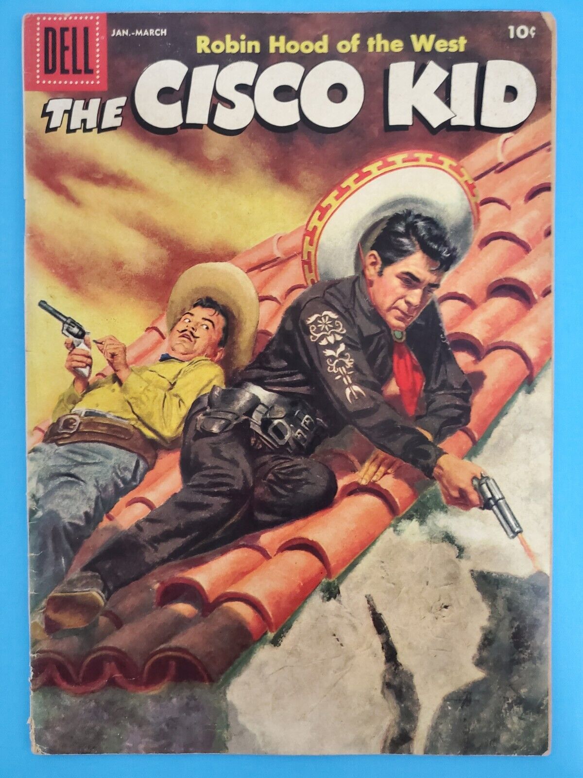 ROBIN HOOD OF THE WEST THE CISCO KID JAN-MARCH 10 cent DELL COMICS SILVER AGE