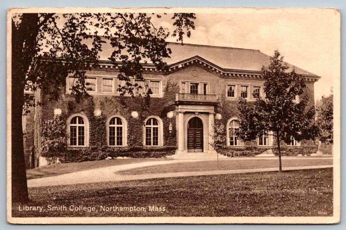 Massachusetts Ma Postcard - Library, Smith College - Northhampton