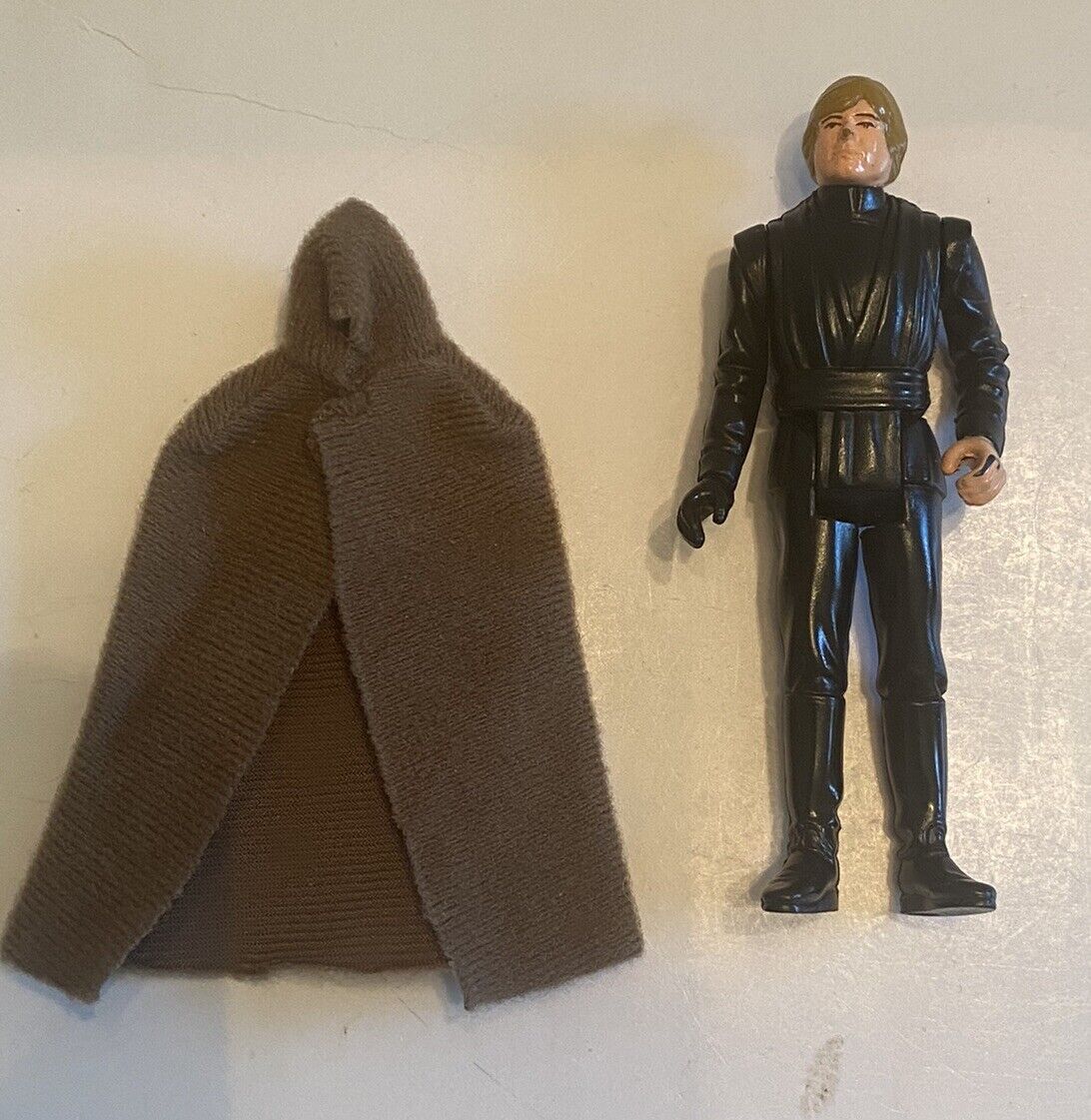 Star Wars Luke Jedi Knight Action Figure With Cloak 1983