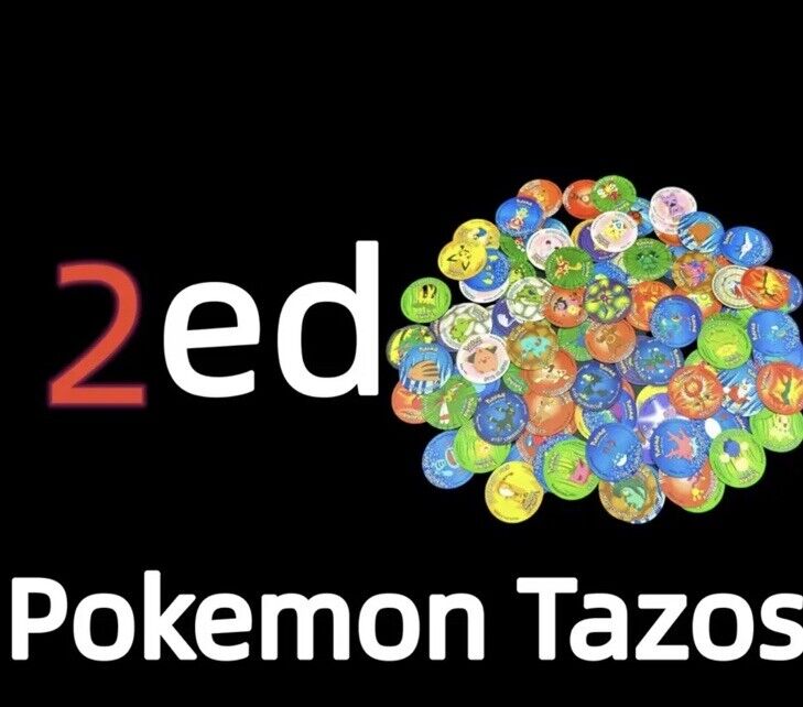 Pokémon Tazos pogs  30piece Random