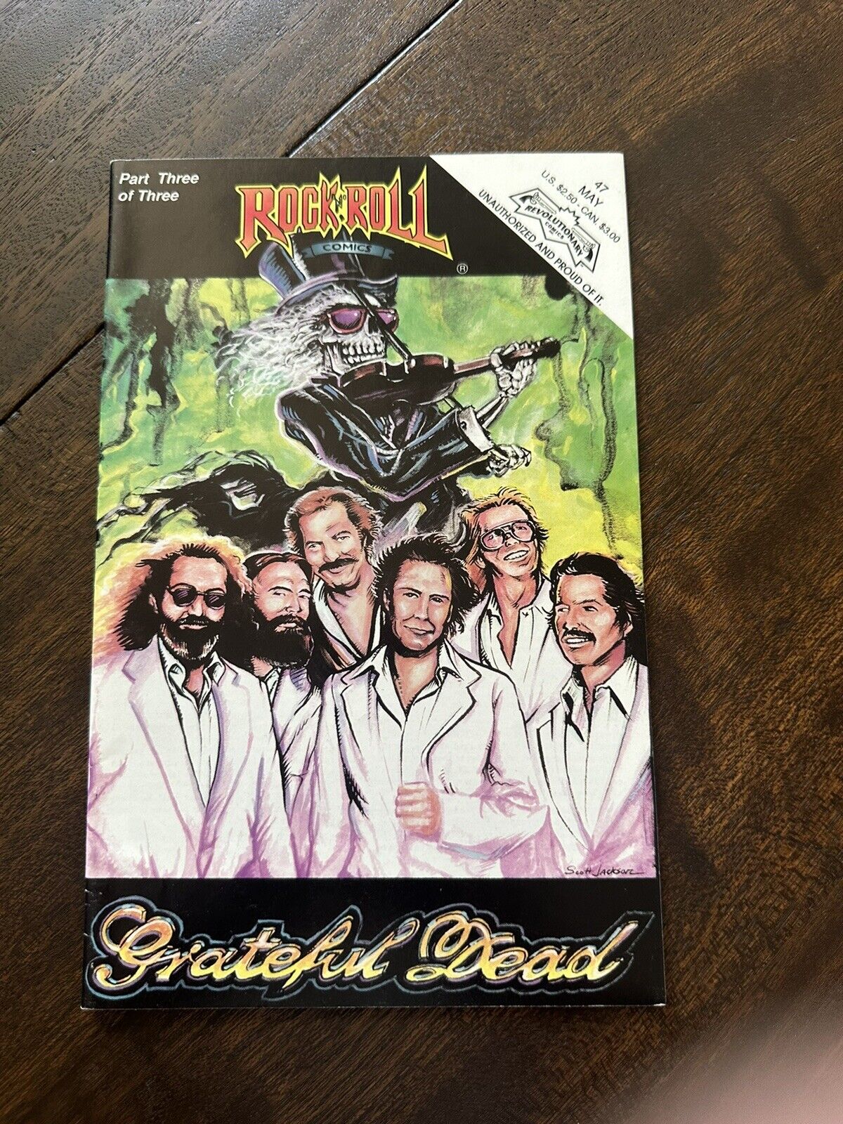 Grateful Dead Pt 3 Rock \'n\' Roll Revolutionary Comic 1st Printing May 1992 #47