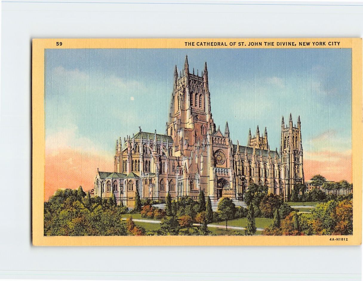 Postcard The Cathedral Of St. John The Divine, New York City, New York