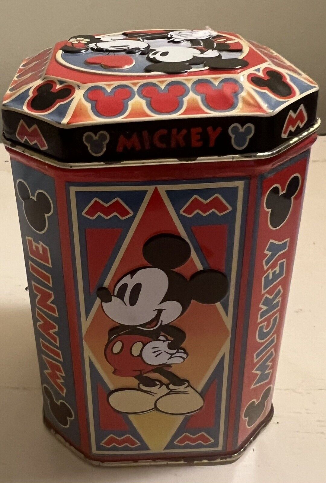 Vintage Mickey Mouse Tin 1999
