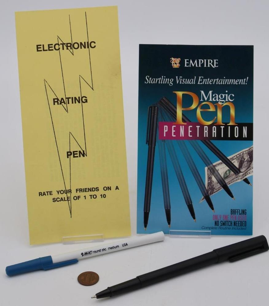 Pen Magic Lot Penetration by Empire & Electronic Rating Pen Magic Trick