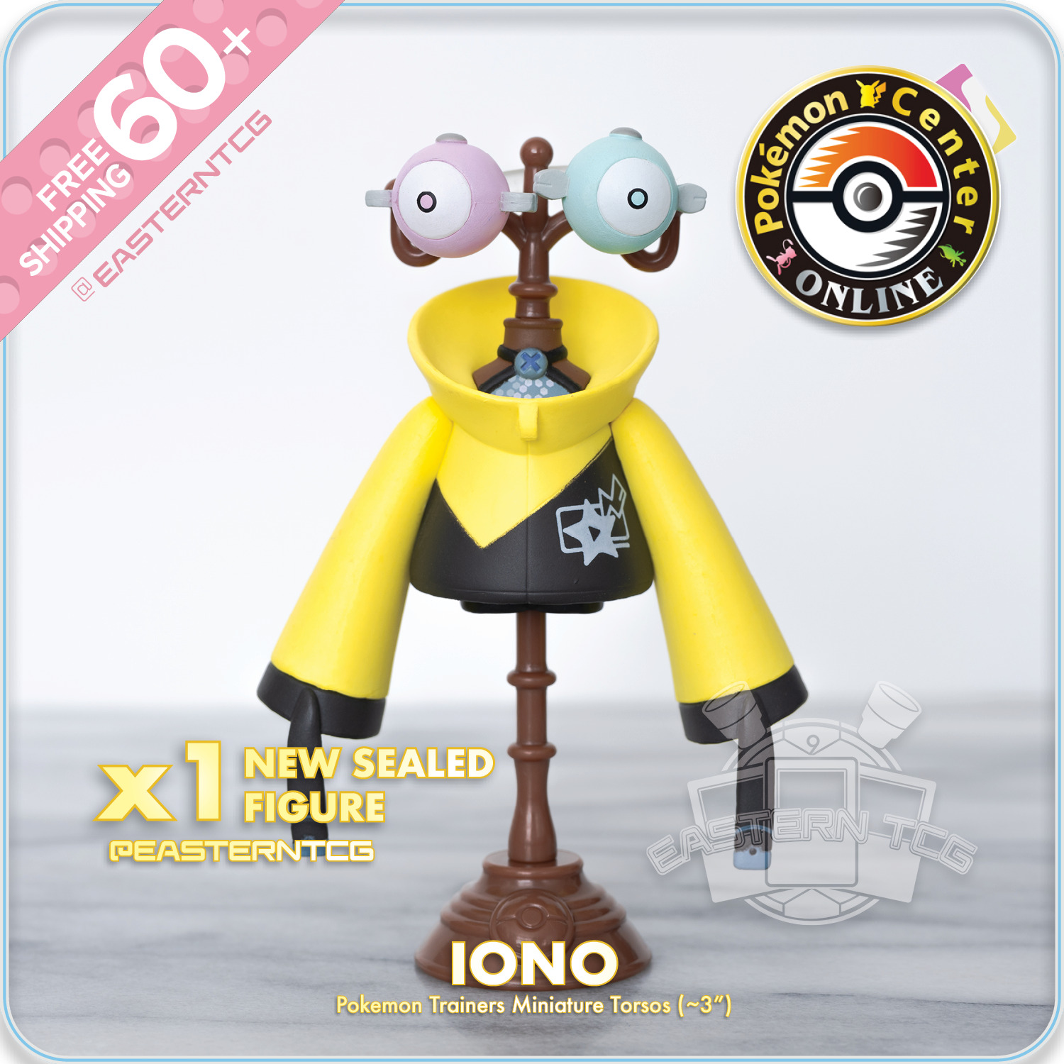 FIGURE Iono Trainers Mini Torso Costume – Pokemon Center Japan – New 🇺🇸