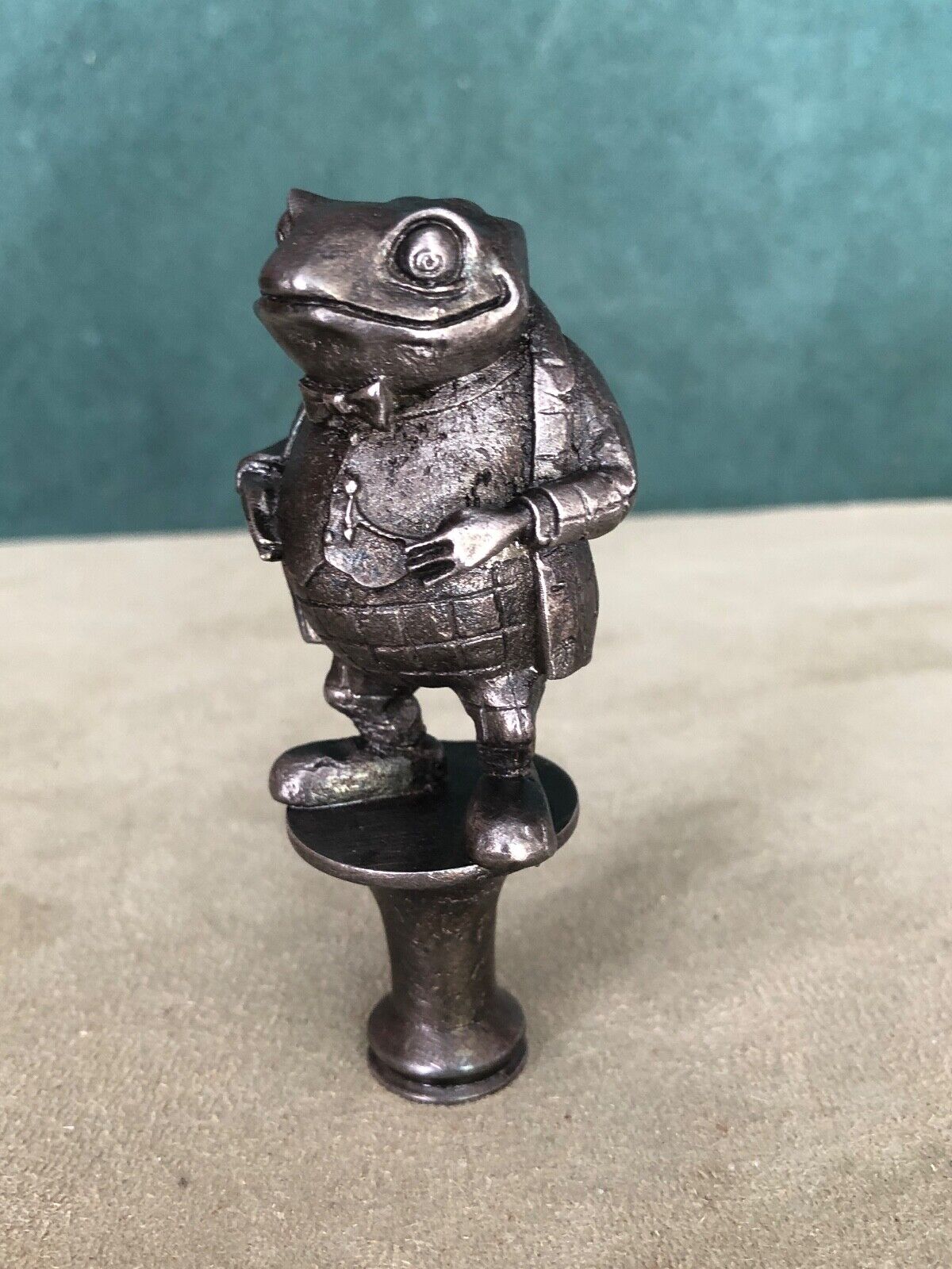 Mr. Toad Pipe Tamper, Solid Fine Pewter
