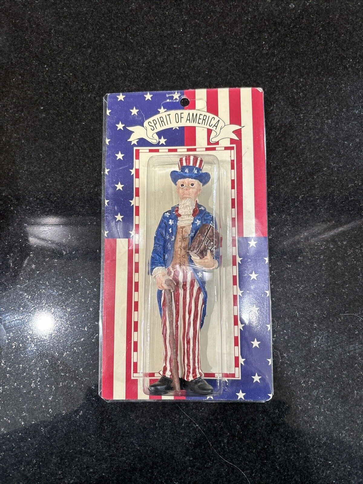Uncle Sam American Figurine USA Book In Hand 