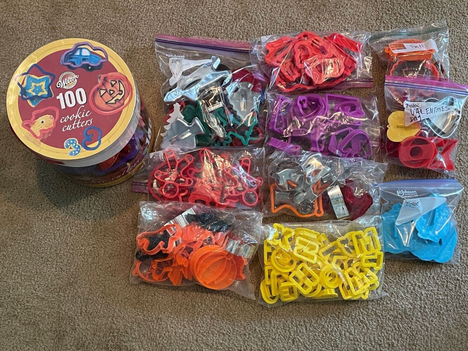 Lot of over 190 Cookie Cutters
