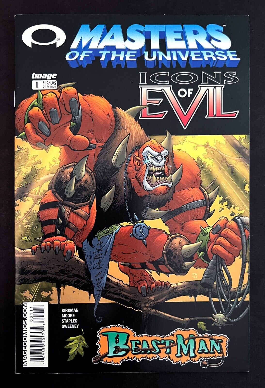 MASTERS OF THE UNIVERSE: ICONS OF EVIL BEAST MAN #1 HE-MAN Kirkman Image 2003