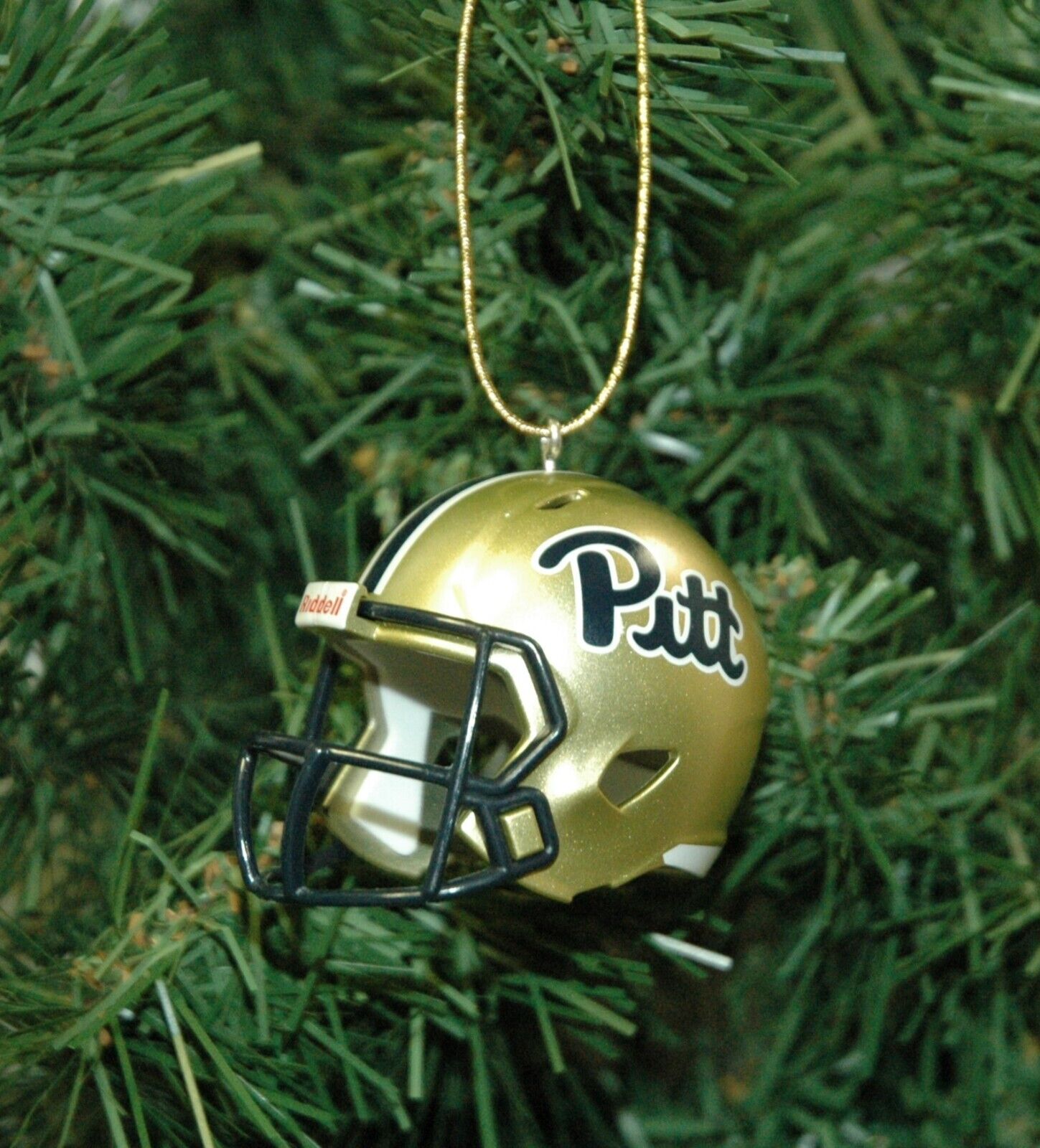 Pitt, Pittsburgh Panthers Football Helmet Christmas Ornament