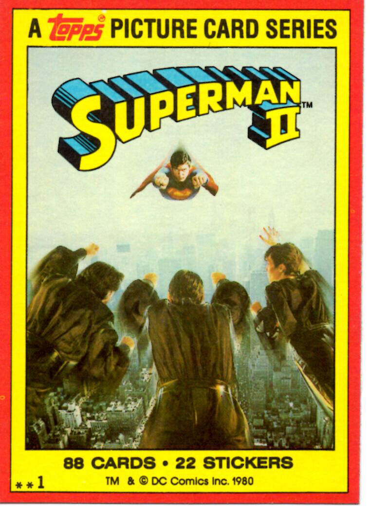 1980 TOPPS SUPERMAN II VINTAGE TRADING CARDS (YOU PICK) NEAR MINT TO MINT