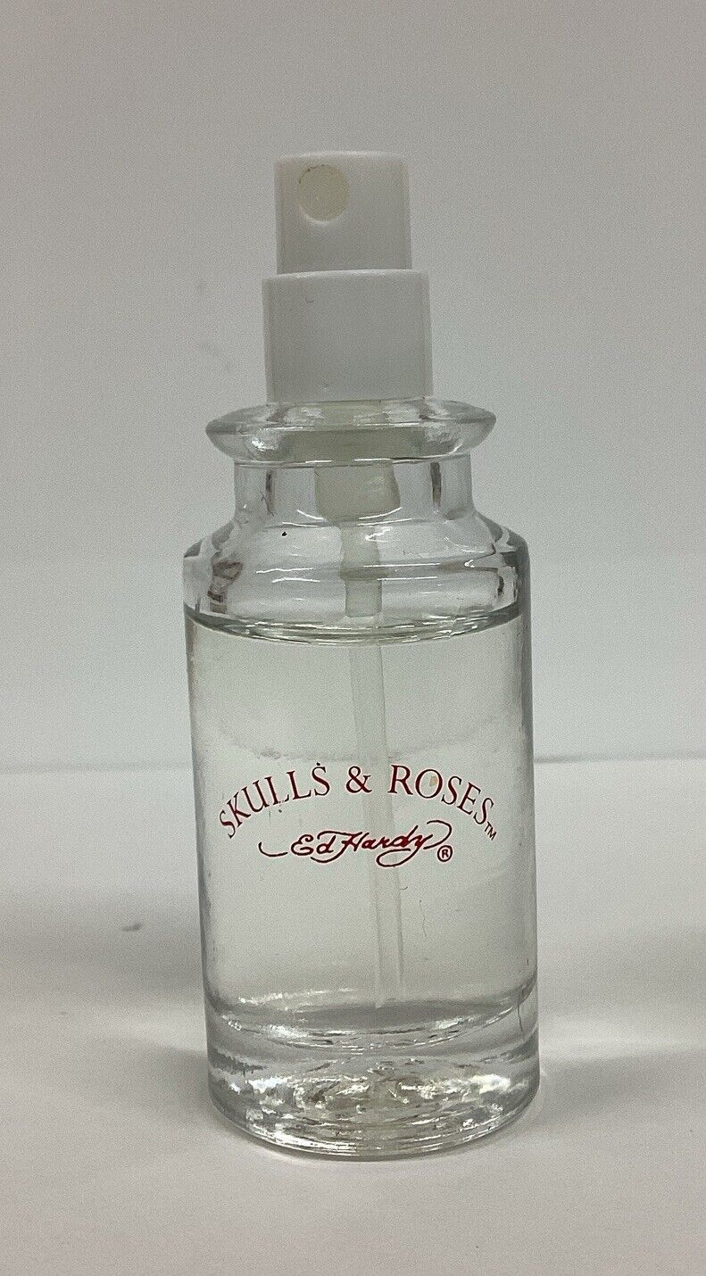 Skulls & Roses Ed Hardy  Eau De Parfum .25oz Spray No Cap, 90%FULL, VTG No Box