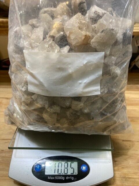 #575 10+ lbs Natural Quartz Crystal pieces from Fonda, NY (aka Herkimer Diamond)