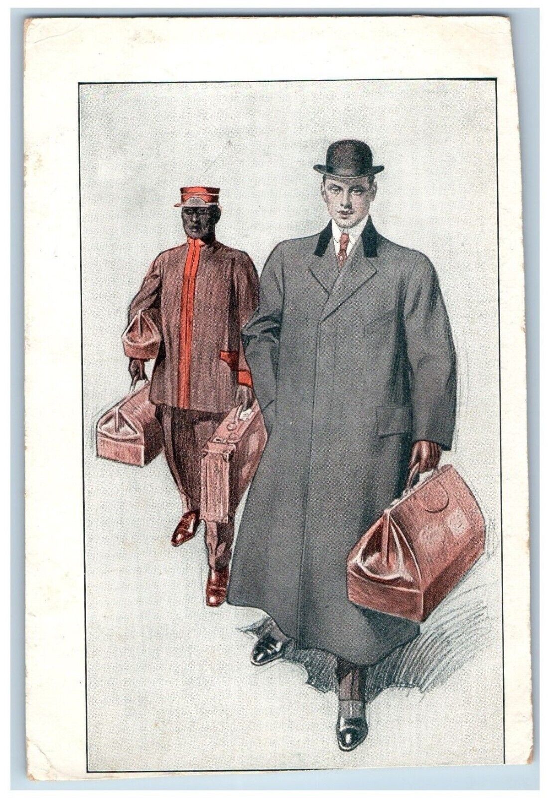 Chicago IL Postcard Kohn Brothers Fine Clothing Men's Fashion Advertising