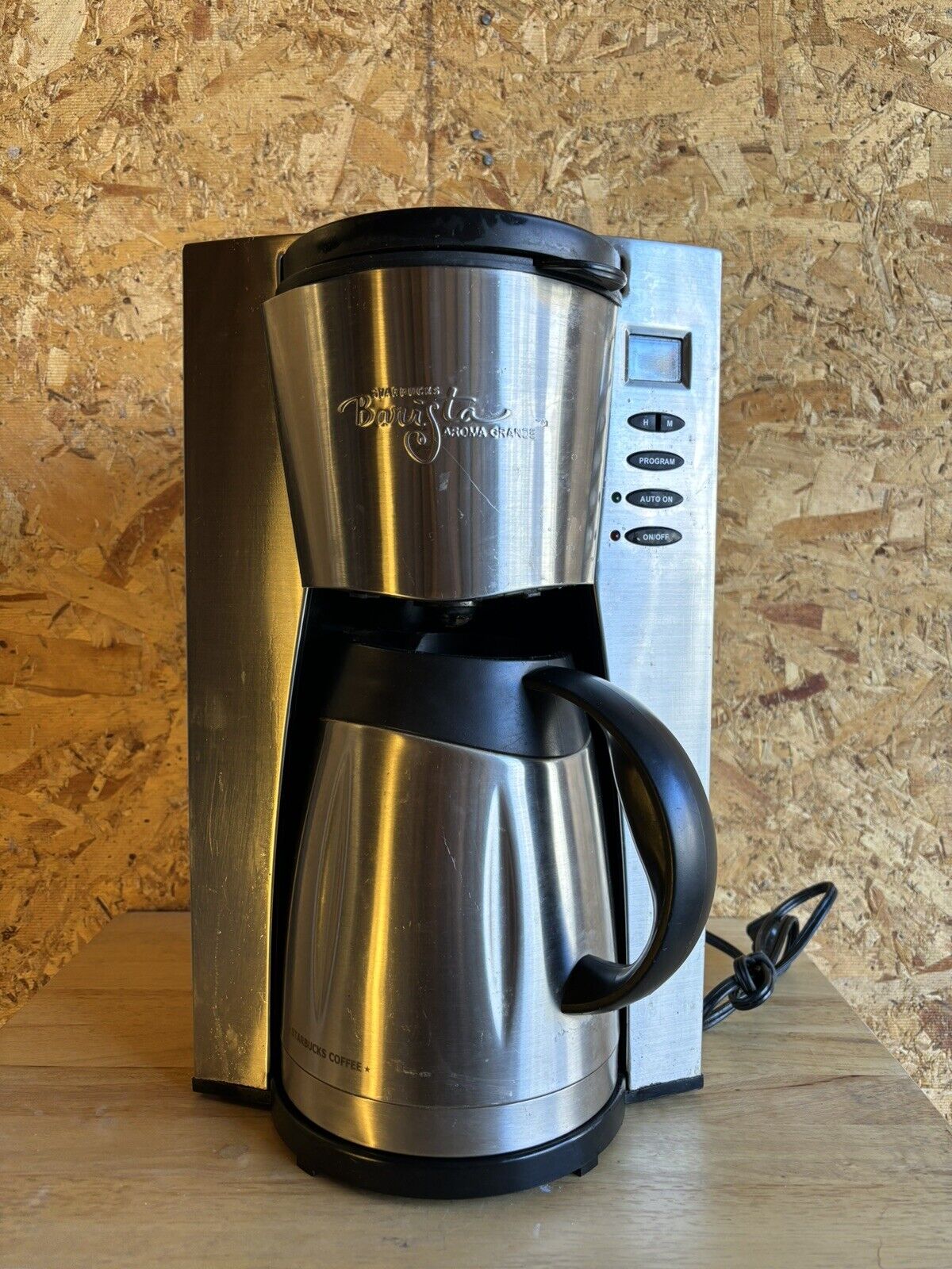 Starbucks Barista Aroma Programmable Coffee Maker With Carafe Stainless Steel