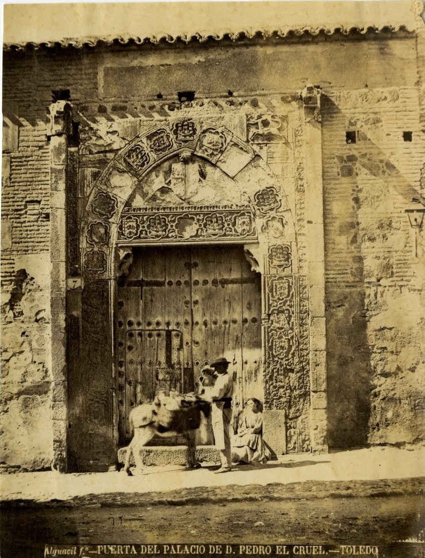 Alguacil, Spain, Toledo, Puerta del Palacio by D. Pedro El Cruel Vintage Album