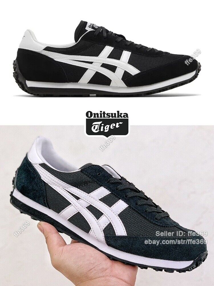 Onitsuka Tiger EDR 78 Trainers: Classic Running Shoes, Black/White 1183B395-001