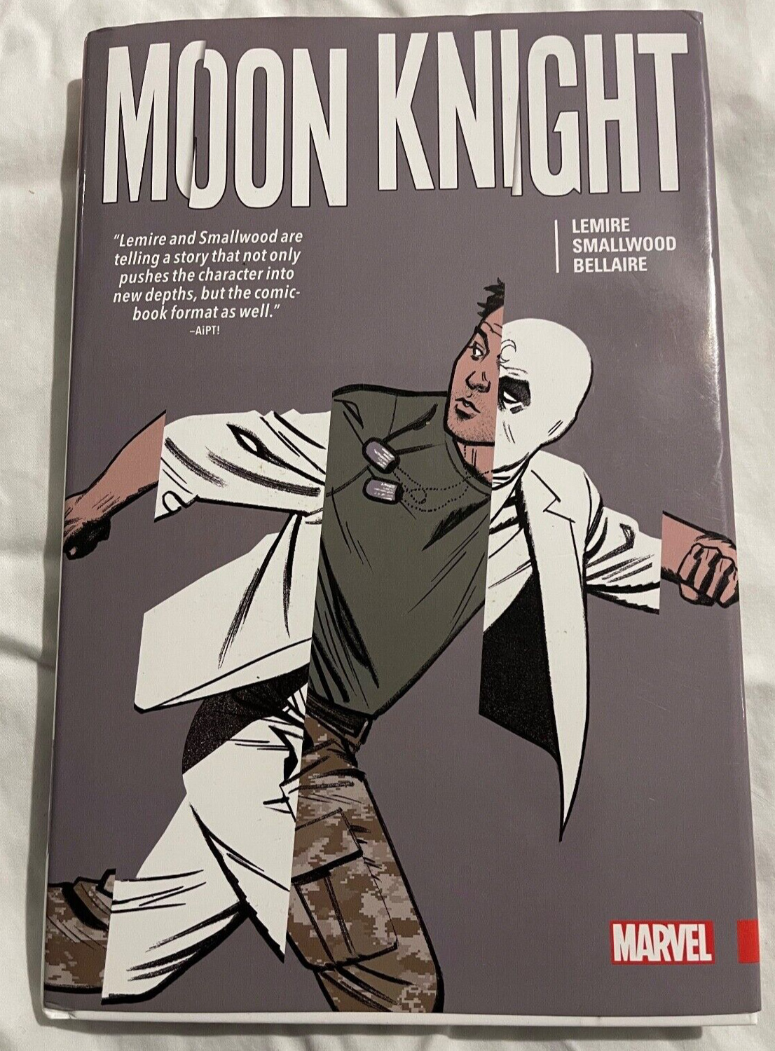 Moon Knight by Jeff Lemire and Greg Smallwood - HARDCOVER - VERY GOOD