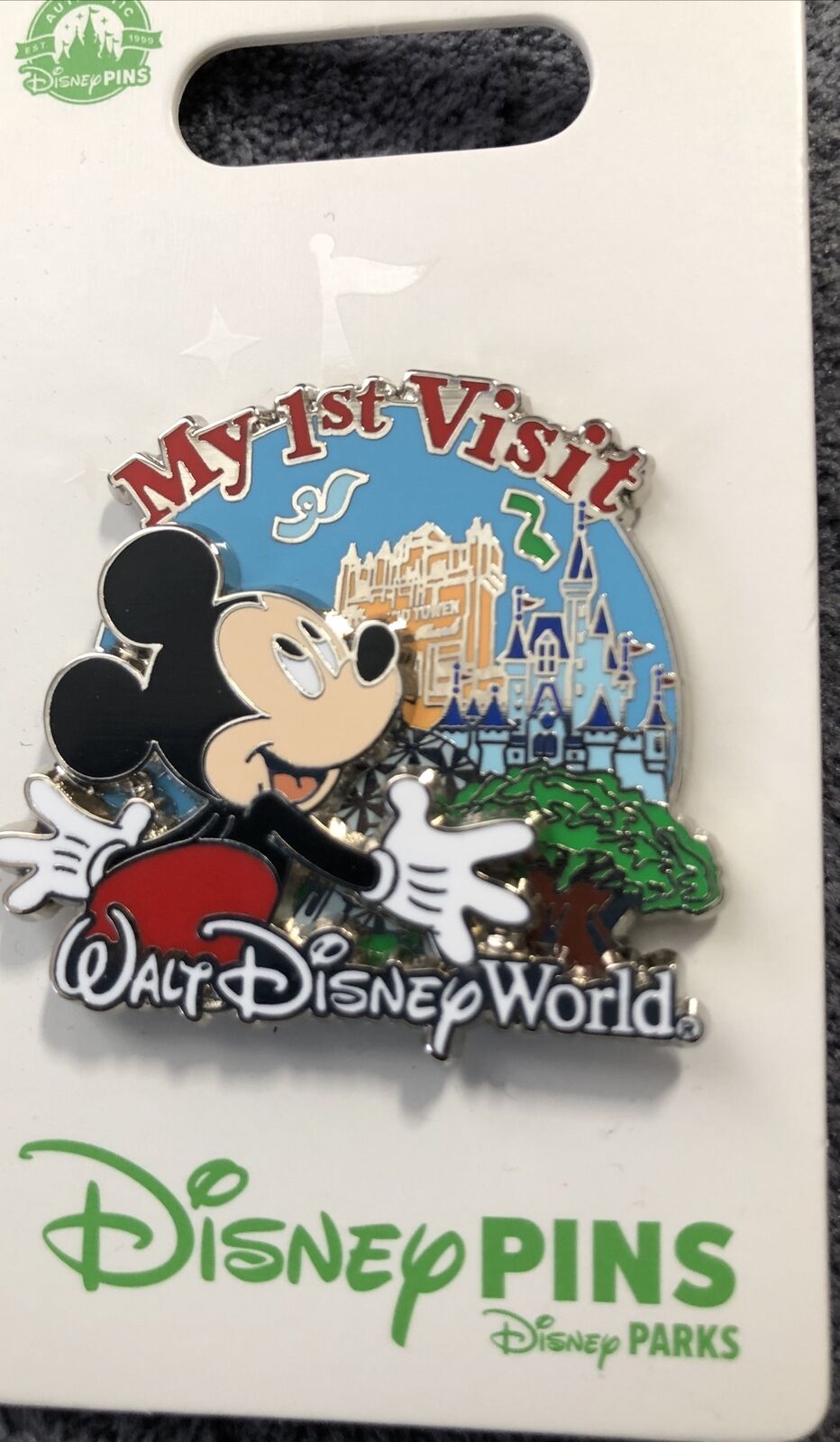 Disney Parks Mickey Mouse My First Visit Pin