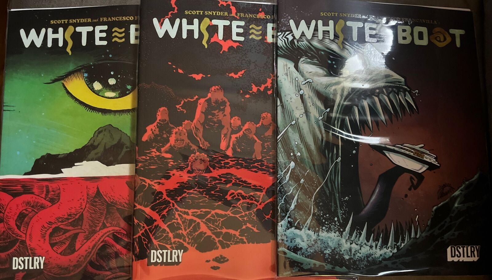 WHITE BOAT #1 - Francavilla Cover A  B And F Set Of 3 - NM - Dstlry Media -m
