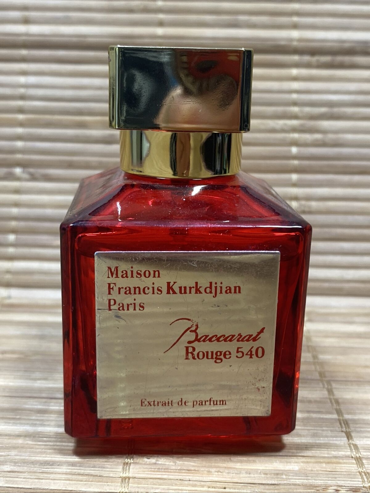 Maison Francis Kurkdjian Baccarat Rouge 540 ~ Around 90% Full ~ 