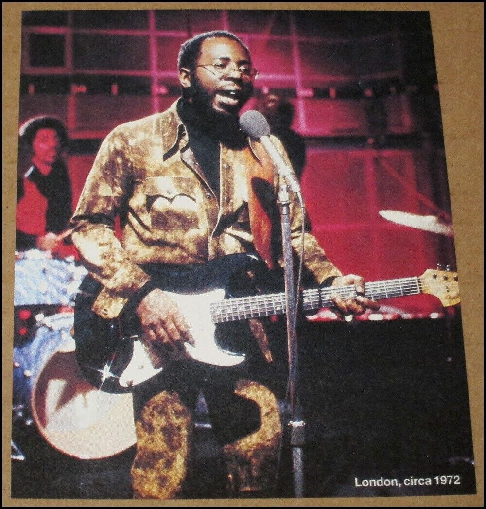 1996 Curtis Mayfield 1972 VIBE Photo Clipping 4.25\