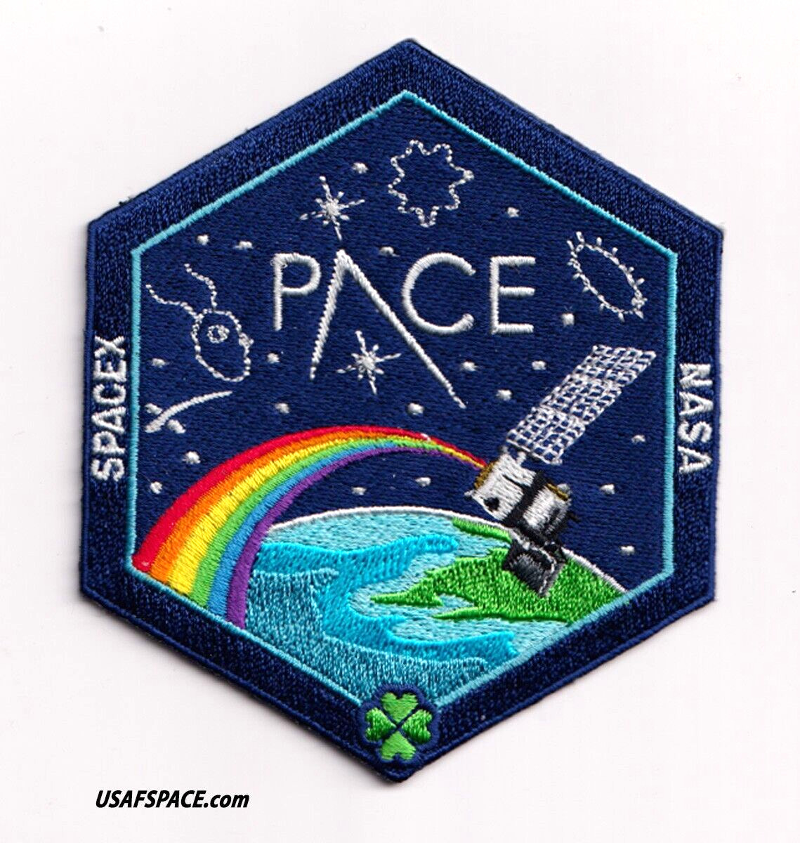 Authentic SPACEX PACE FALCON 9 Launch SATELLITE Mission Employee PATCH