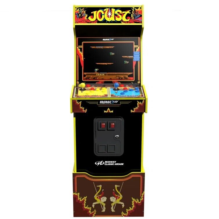 Joust 14-in-1 Midway Legacy Edition Arcade With Licensed Riser And Light-up Marq