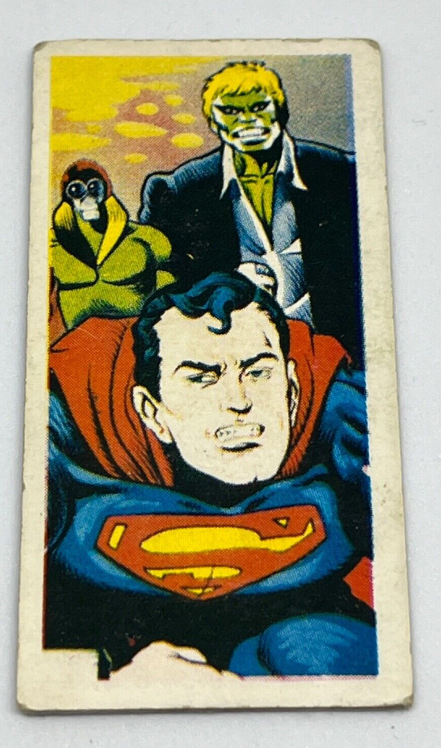 Superman Vintage Very Rare card menko old Superman japanese 3