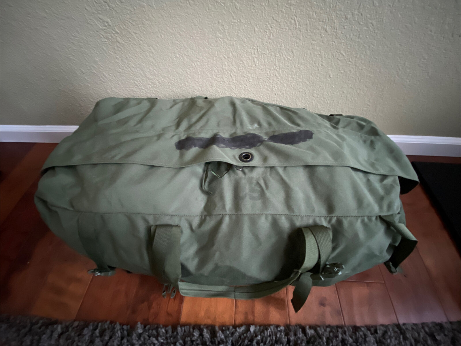US Military IMPROVED Duffel Bag ZIPPERED Duffle Bag USGI 8465-01-604-6541 USED