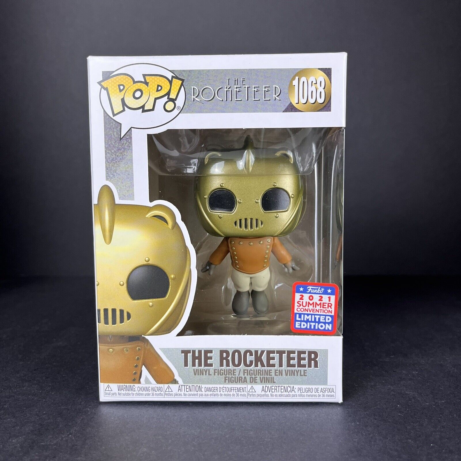 Funko Pop Disney 1068 The Rocketeer 2021 Summer Convention Shared Exclusive