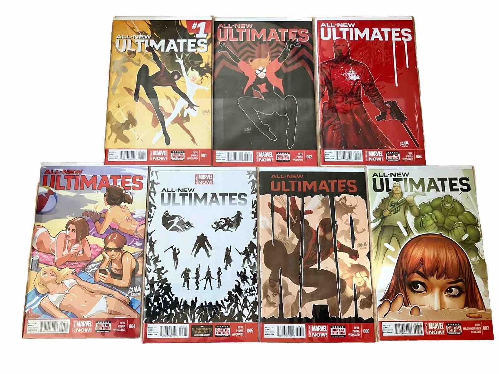 ALL-NEW ULTIMATES #1, 2, 3, 4, 5, 6, 7 (Marvel, 2014) Spider-Man, Spider-Woman