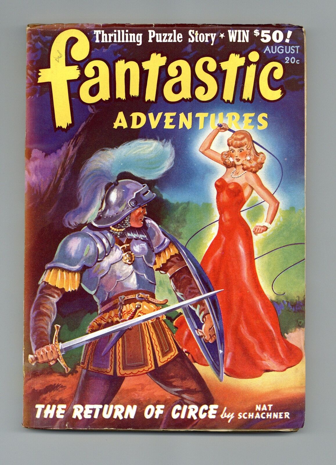 Fantastic Adventures Pulp / Magazine Aug 1941 Vol. 3 #6 VF- 7.5