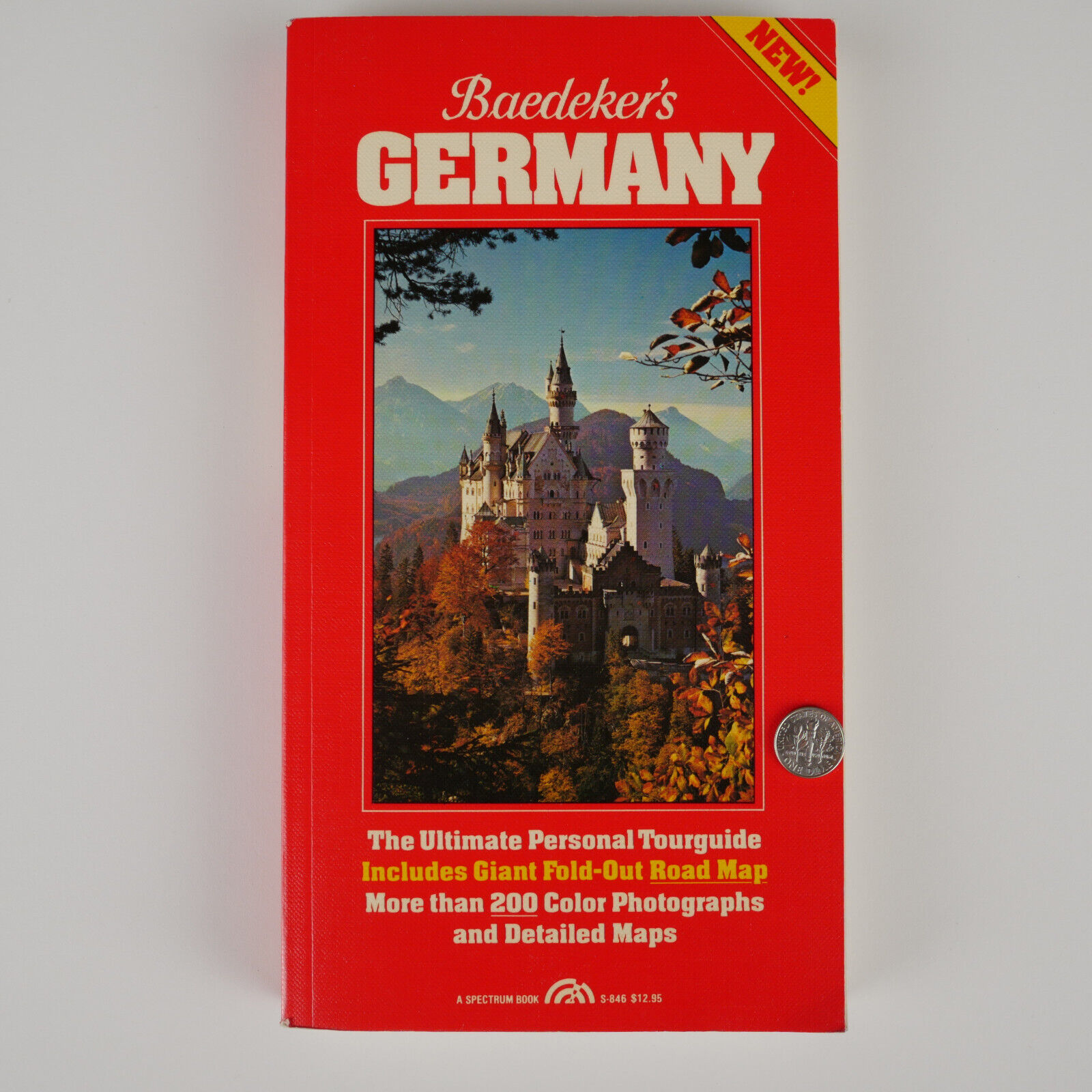 1983 Baedeker\'s Germany - The Ultimate Personal Tourguide - Giant Fold Out Map