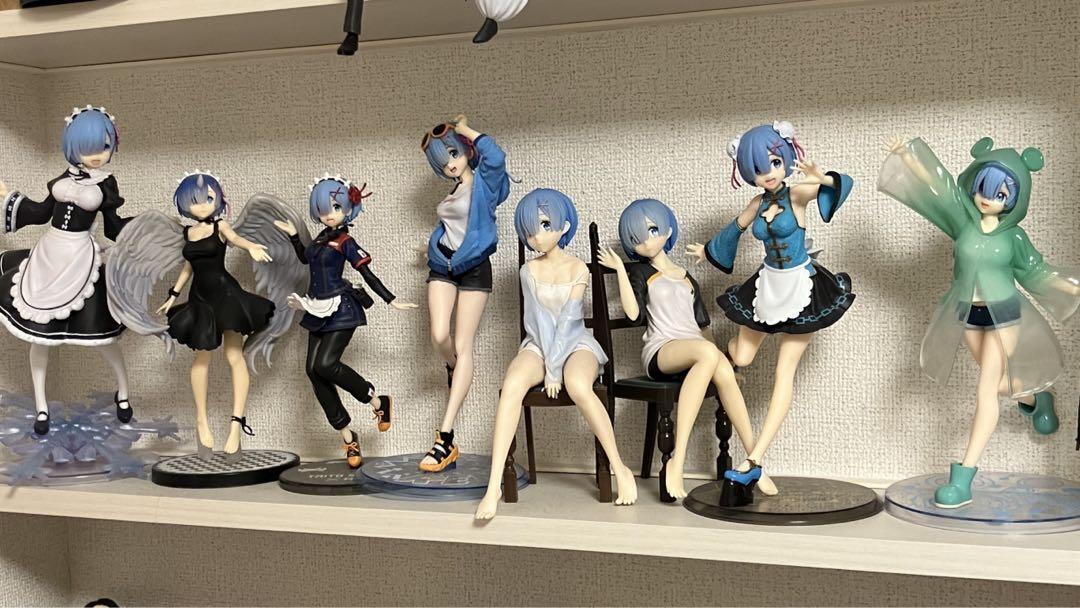Re: ZERO Starting Life in Another World Figure lot of 8 Rem China Maid Girls  
