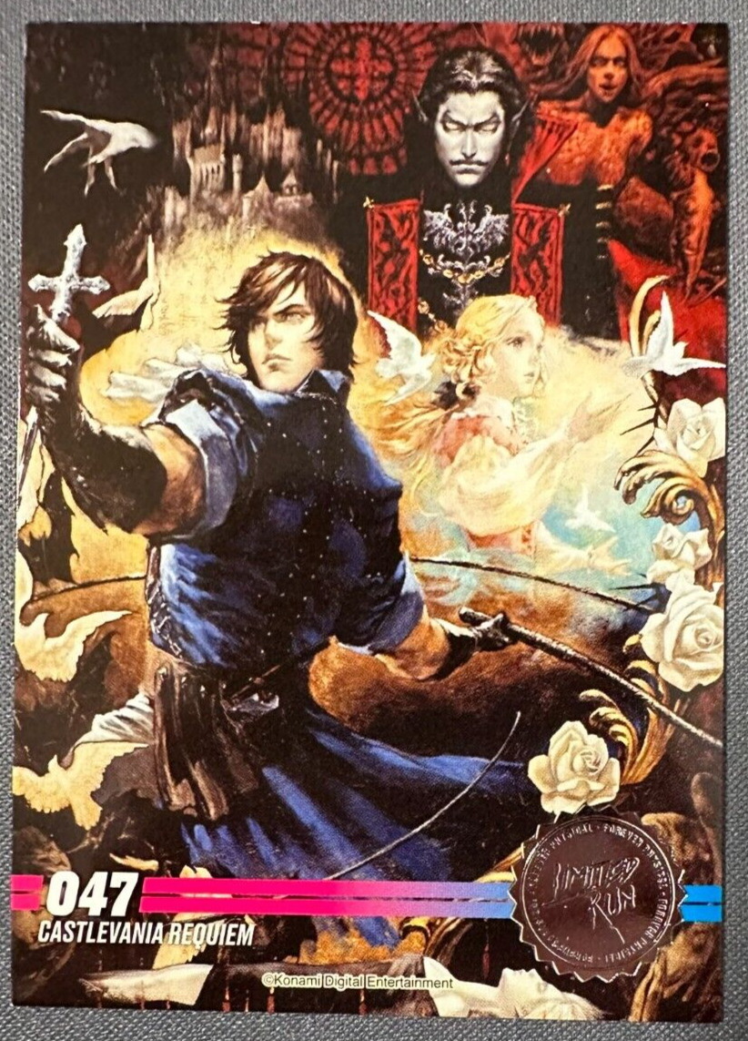 Limited Run Games Series 3 Castlevania: Requiem #47 Silver Stamp