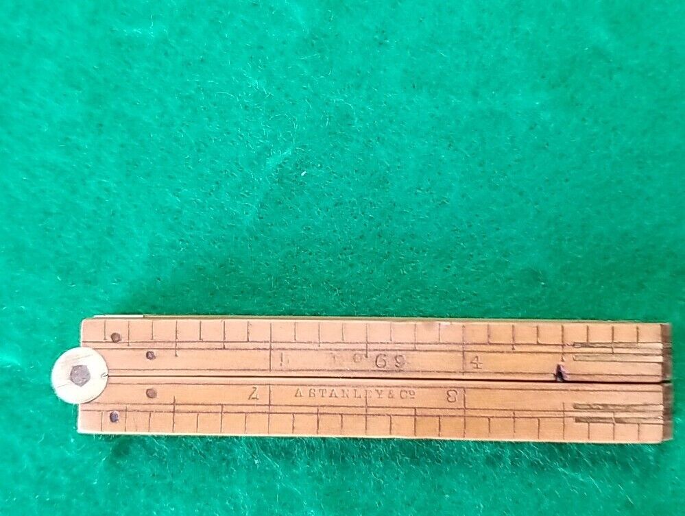A.Stanley & Co,No 69 Rule,Ruler In Fine Condition Extremely Rare 1854-1857 