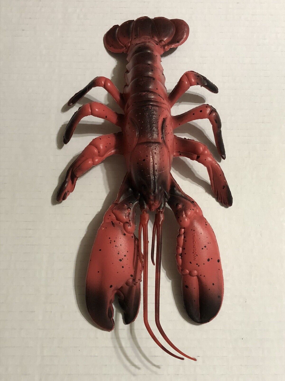 Vintage Blow Mold Lobster Plastic Restaurant Decor Prop Realistic Luau 12\