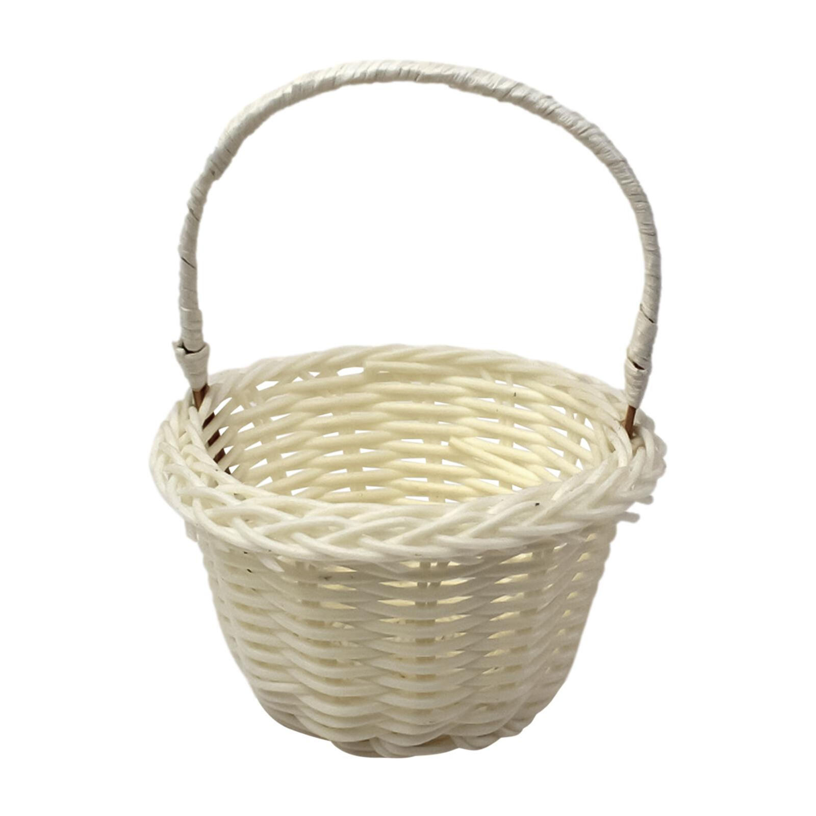Small Wood Woven Basket Wicker 5*3
