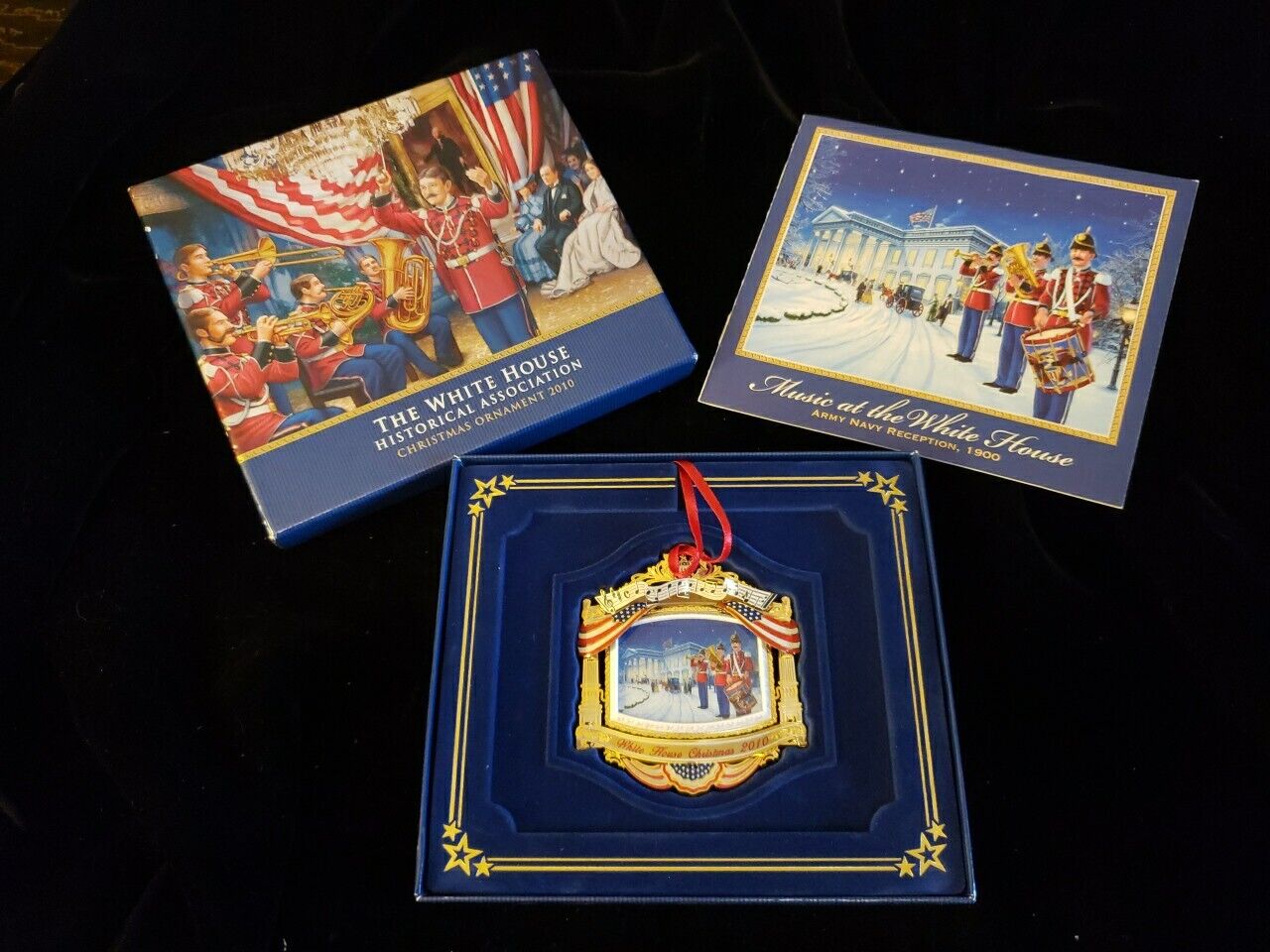 2010 Official White House Christmas Ornament - William McKinley Army Navy Band