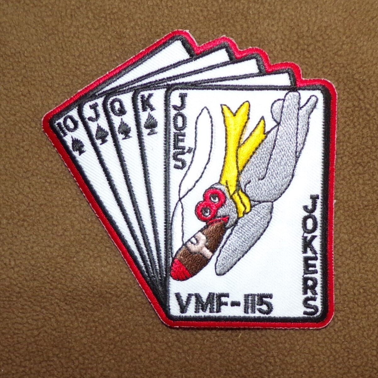 USMC VMF 115 Marine Fighter Squadron Embroidered Patch