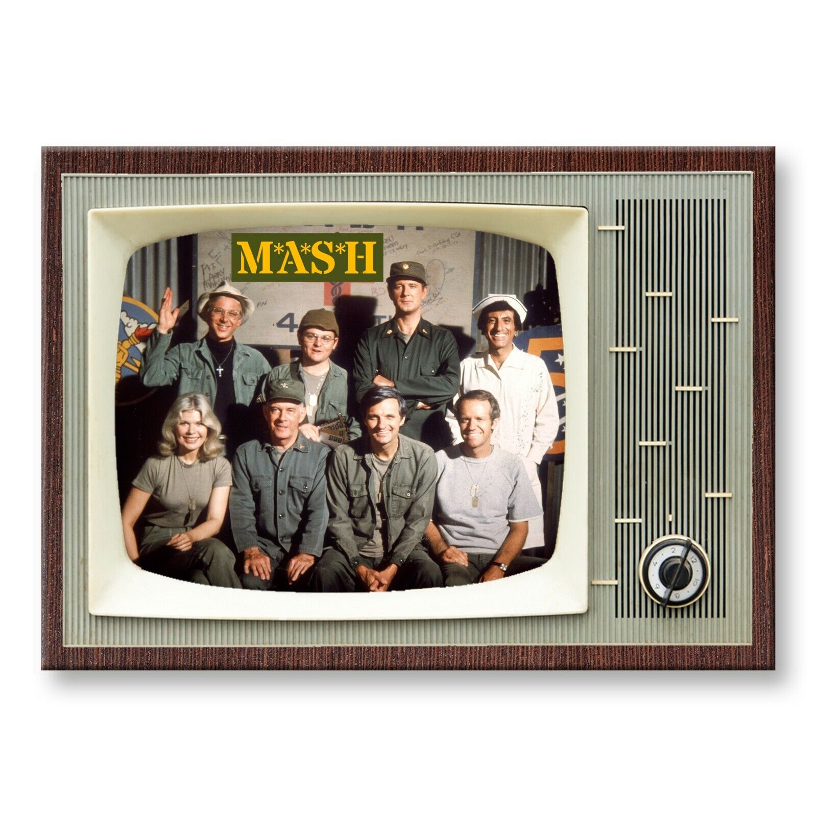 MASH M.A.S.H. TV Show Classic TV 3.5 inches x 2.5 inches Steel FRIDGE MAGNET