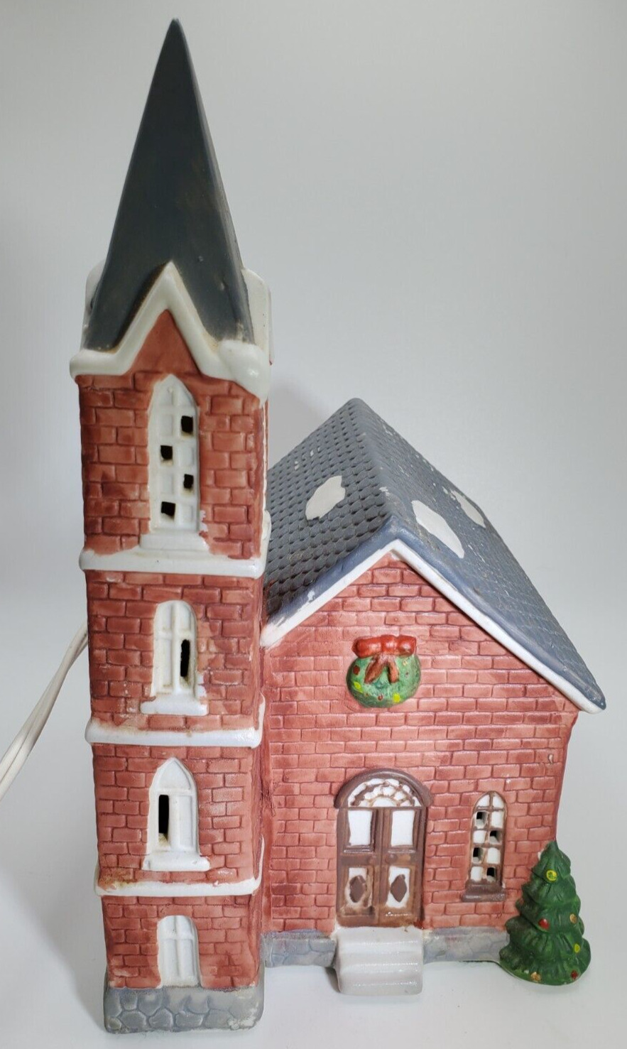 Dept. 56, Dickens Collections, Hand Painted, Porcelain Light-up Church