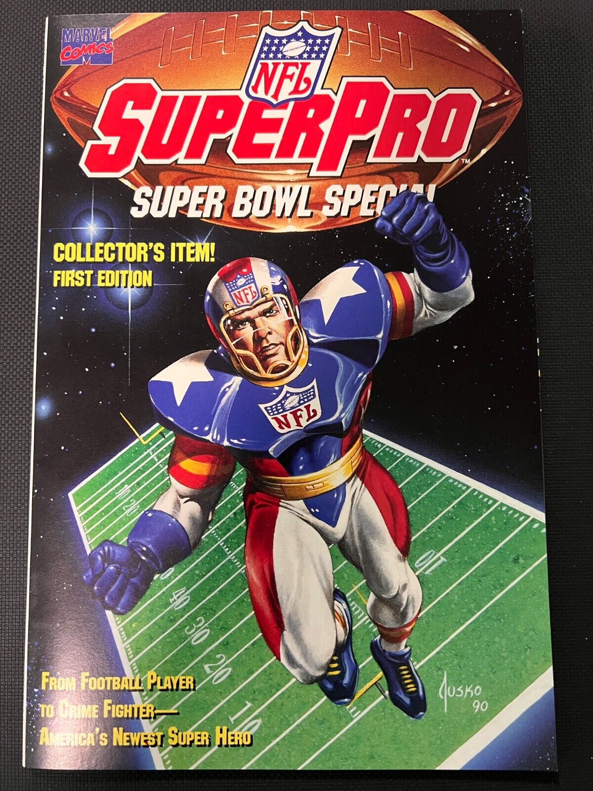 NFL SuperPro Super Bowl Special Edition #1 (Marvel) 1st Print